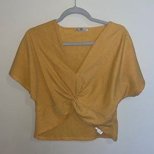 Zara Mustard Shirt